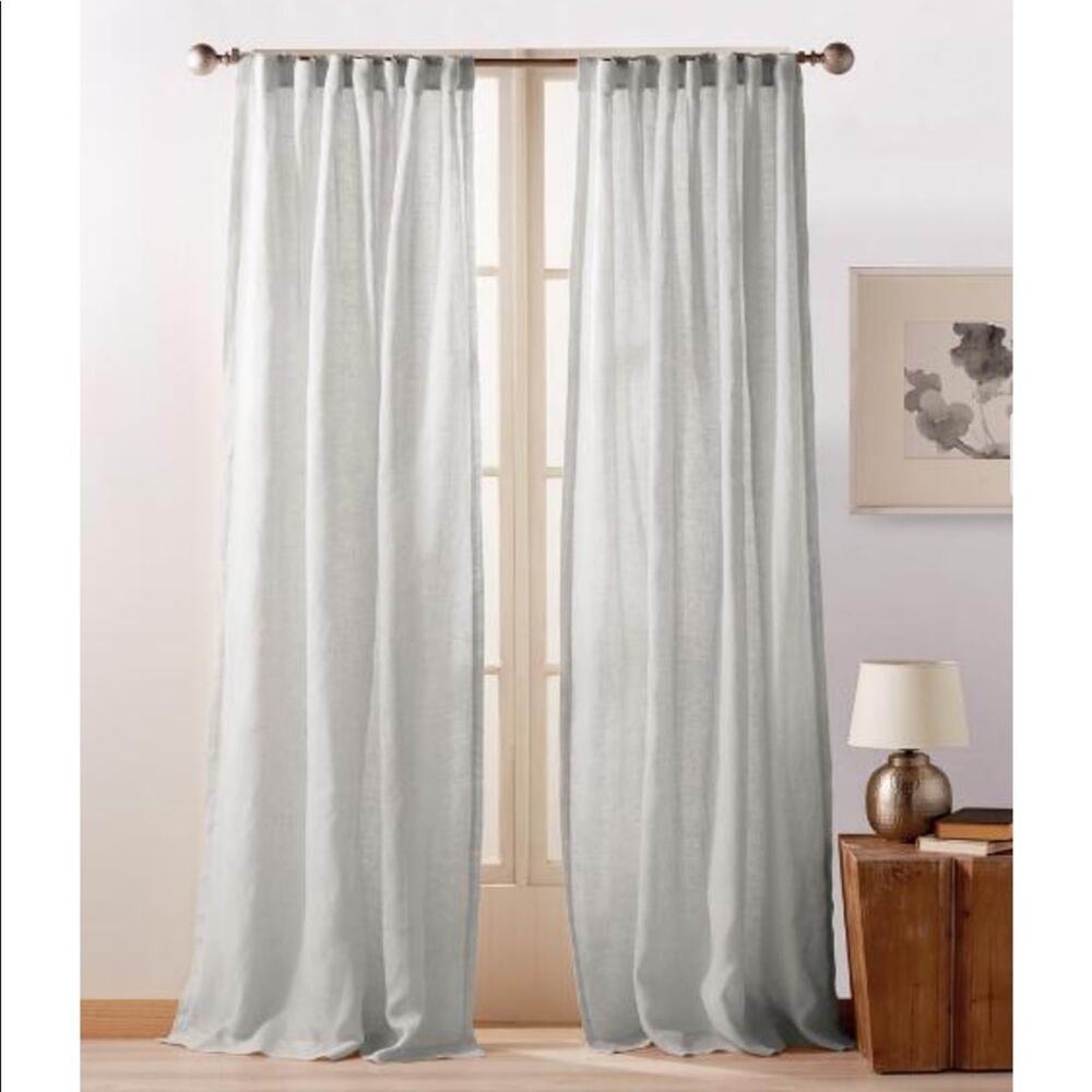 DKNY CITY GREY WINDOW PANELS-2 Panels